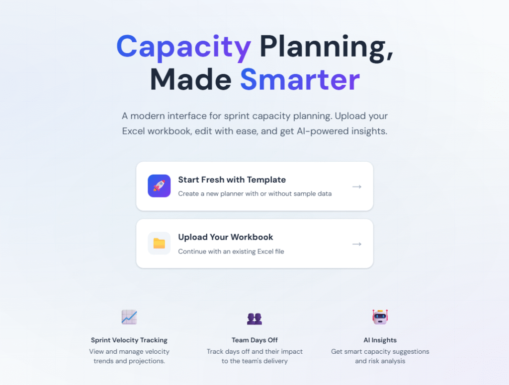 capacity planner