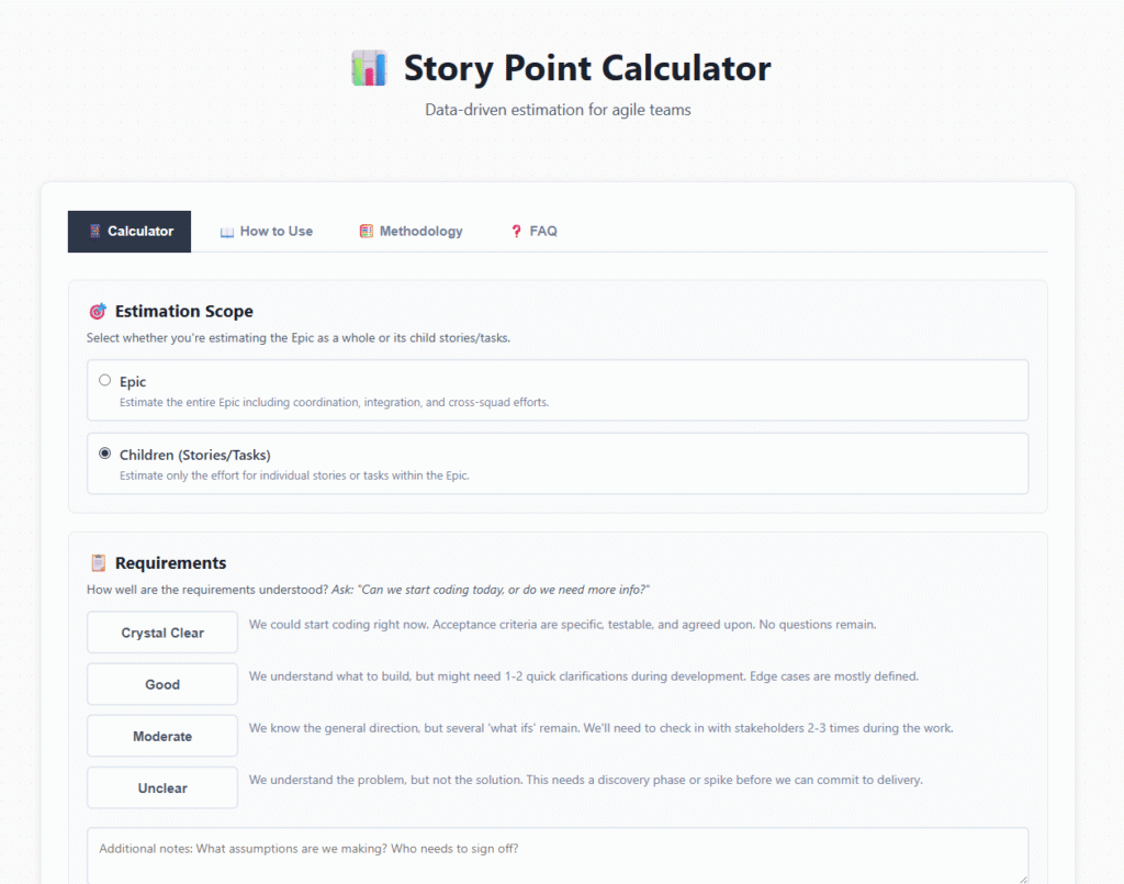story-point-calculator